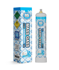 MassGass 1.1L/700g -Whipped Nitrous Oxide Cream Chargers Unflavored