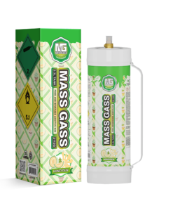 MassGass 3.3L/2112g -Honeydew Flavor Whipped Nitrous Oxide Cream Charger Tanks