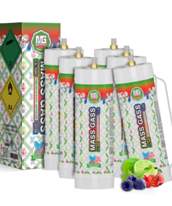 MassGass Cream Charger Tanks 3.3L/2112g (6-Pack Case) - Bombpop Flavor